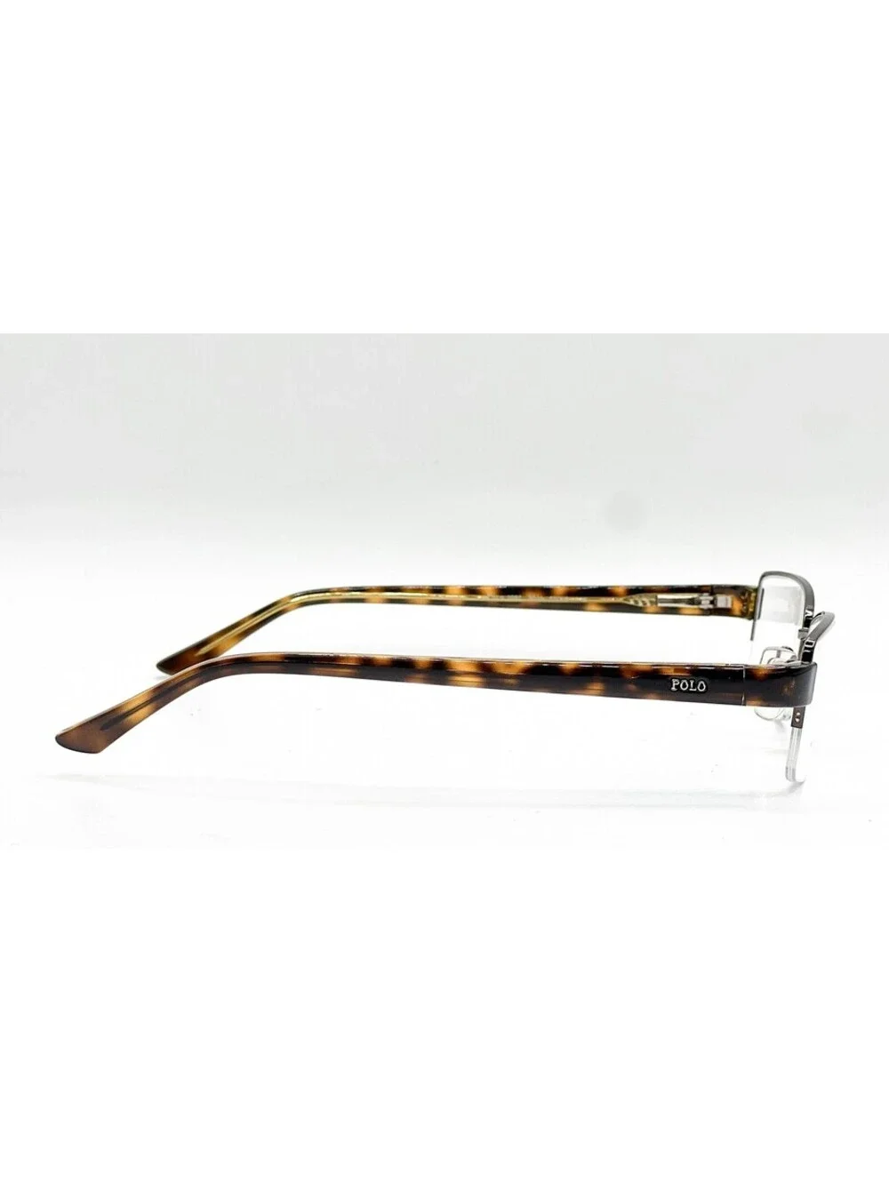 Polo Ralph Lauren 1097 9011 Brown Semi Rimless Eyeglass Frames 55-18-140